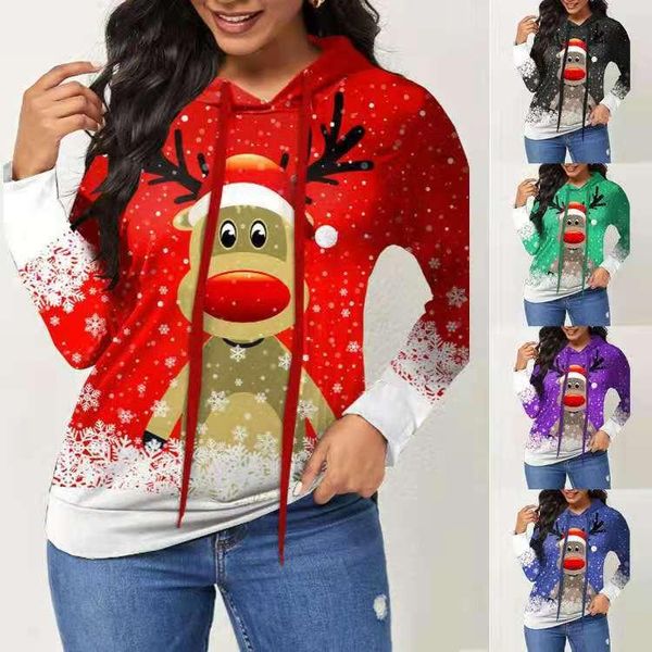 women's hoodies & sweatshirts christmas hooded sweatershirts for year 2021 women elk print casual loose pullover fashion lady winter c, Black
women's hoodies & sweatshirts christmas hooded sweatershirts for year 2021 women elk print casual loose pullover fashion lady winter c, Black
