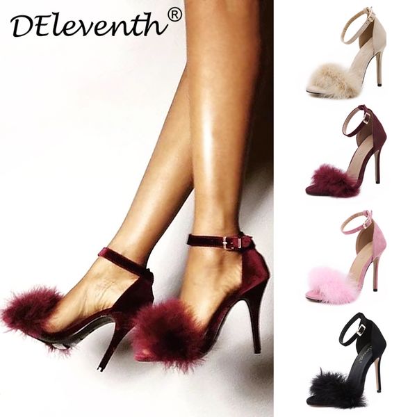 300-2 11cm heels designers summer shoes women stiletto sandalen open toe fluff strappy thin high lace up fur sandals 0227, Black
300-2 11cm heels designers summer shoes women stiletto sandalen open toe fluff strappy thin high lace up fur sandals 0227, Black