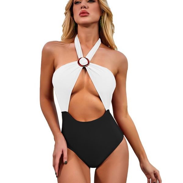 off shoulder women swimwear hollow out halter one piece swimsuit solid patchwork brazilian bathing suit monokini female one-piece suits
off shoulder women swimwear hollow out halter one piece swimsuit solid patchwork brazilian bathing suit monokini female one-piece suits