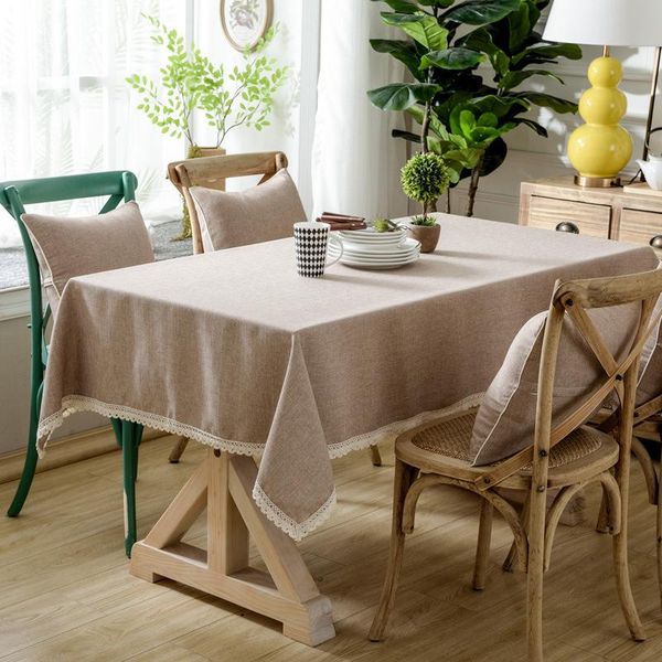 table cloth solid color linen with lace washable thickened wear-resistant coffee tablecloth anti-dirty
table cloth solid color linen with lace washable thickened wear-resistant coffee tablecloth anti-dirty