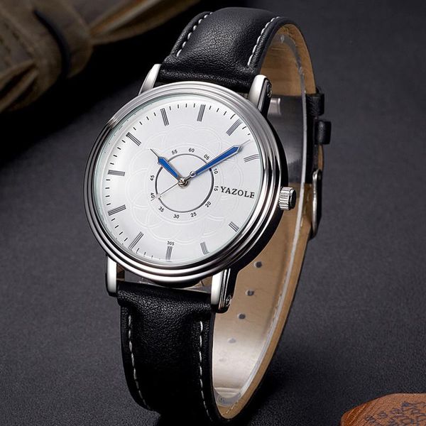 wristwatches yazole black white mens watches fashion leather band waterproof quartz watch relogio masculino yd305, Slivery;brown
wristwatches yazole black white mens watches fashion leather band waterproof quartz watch relogio masculino yd305, Slivery;brown
