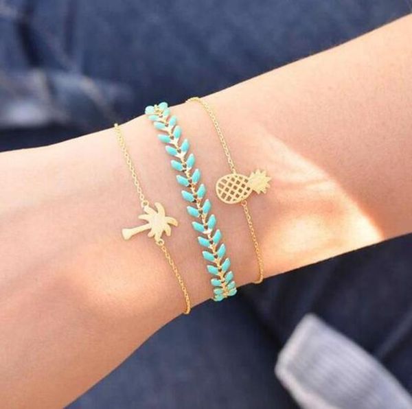 bracelets chain pineapple pendant anklet beaded 2021 summer beach foot jewelry fashion style anklets for women charm, Golden;silver
bracelets chain pineapple pendant anklet beaded 2021 summer beach foot jewelry fashion style anklets for women charm, Golden;silver