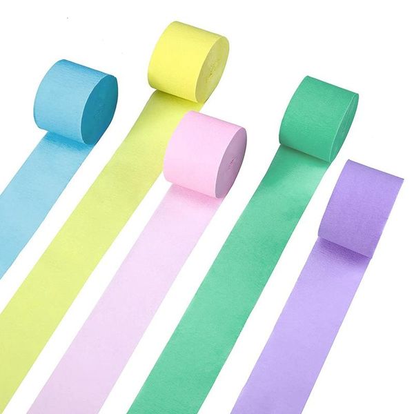 novelty items 10 rolls pastel rainbow crepe paper streamers birthday party decoration for wedding festival ornament supplies
novelty items 10 rolls pastel rainbow crepe paper streamers birthday party decoration for wedding festival ornament supplies