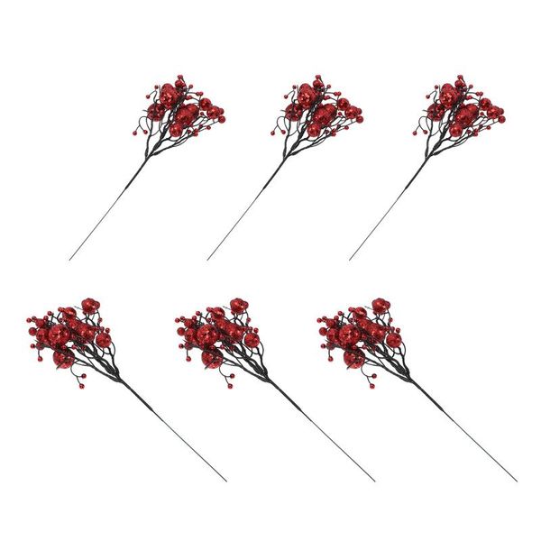 decorative flowers & wreaths 6pcs fake xmas berry appearance design plant cutting branches ornament
decorative flowers & wreaths 6pcs fake xmas berry appearance design plant cutting branches ornament