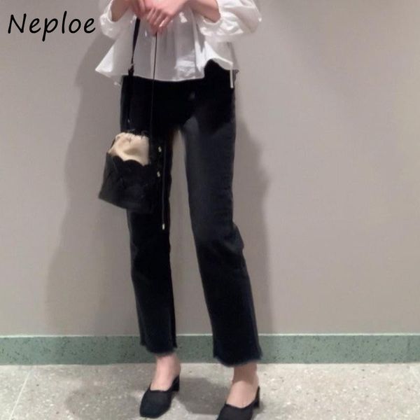 women's jeans neploe style work ol denim pants women high waist hip straight trousers spring summer 2021 all match pantalones mujer, Blue
women's jeans neploe style work ol denim pants women high waist hip straight trousers spring summer 2021 all match pantalones mujer, Blue