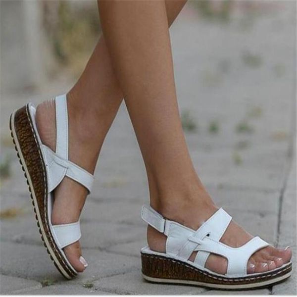 women's 35-43 large size sandals 2021 summer college style low heel wedge casual fashion ladies footwear, Black
women's 35-43 large size sandals 2021 summer college style low heel wedge casual fashion ladies footwear, Black