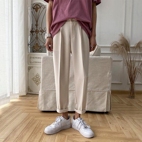 hip hop solid color men harem pants korean men's slim straight 2021 streetwear casual trousers, Black
hip hop solid color men harem pants korean men's slim straight 2021 streetwear casual trousers, Black
