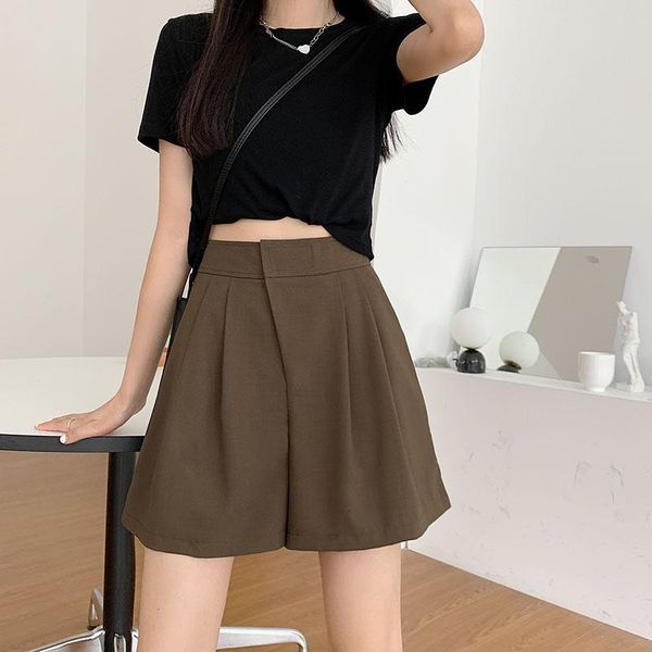 women's shorts hzirip korean loose summer solid color casual 2021 straight high-waist chic fashion wide-leg five-point female, White;black
women's shorts hzirip korean loose summer solid color casual 2021 straight high-waist chic fashion wide-leg five-point female, White;black