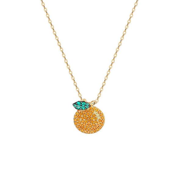 chains ladies fashion jewelry 925 silver inlaid zircon high-sense orange necklace pendant
chains ladies fashion jewelry 925 silver inlaid zircon high-sense orange necklace pendant