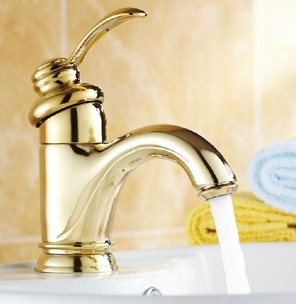 bathroom sink faucets polished gold color brass single handle vessel basin faucet mixer taps anf230
bathroom sink faucets polished gold color brass single handle vessel basin faucet mixer taps anf230