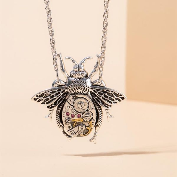 pendant necklaces mechanical retro personality simplicity hip hop party men and women all-match necklace jewelry, Silver
pendant necklaces mechanical retro personality simplicity hip hop party men and women all-match necklace jewelry, Silver