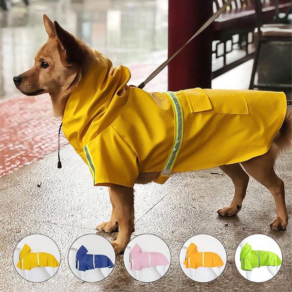 pet raincoat reflective waterproof dog clothes big poncho hooded dogs jacket apparel
pet raincoat reflective waterproof dog clothes big poncho hooded dogs jacket apparel