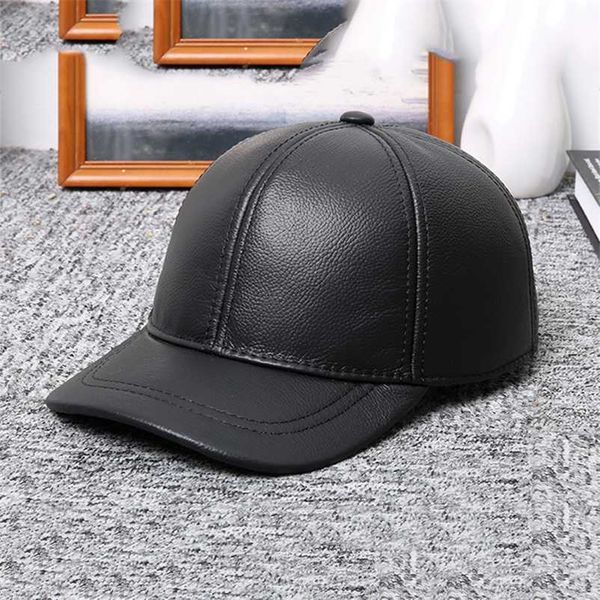 men's genuine leather hat autumn winter cowhide baseball cap male outdoor sunshade adjustable 220111, Blue;gray
men's genuine leather hat autumn winter cowhide baseball cap male outdoor sunshade adjustable 220111, Blue;gray