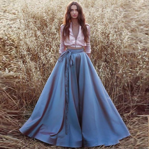 skirts elegant blue a-line satin for women with sash bow puffy custom made female formal long skirt faldas largas muje, Black
skirts elegant blue a-line satin for women with sash bow puffy custom made female formal long skirt faldas largas muje, Black