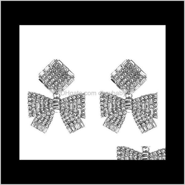 & chandelier delivery 2021 luxury big dazzling bowknot crystal drop dangle earrings for women female fashion elegant bow wedding jewelry acc, Silver
& chandelier delivery 2021 luxury big dazzling bowknot crystal drop dangle earrings for women female fashion elegant bow wedding jewelry acc, Silver