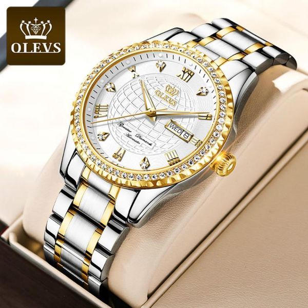 luxury globe mechanical men's watch business men diamond calendar luminous waterproof stainless steel sport male clock wristwatches, Slivery;brown
luxury globe mechanical men's watch business men diamond calendar luminous waterproof stainless steel sport male clock wristwatches, Slivery;brown