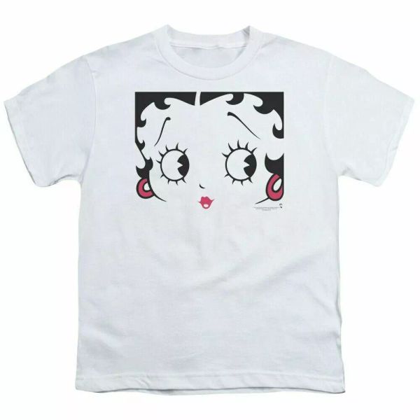 Betty Boop Close Up Kids Youth T Shirt Licensed Classic Cartoon Tee White, White;black
Betty Boop Close Up Kids Youth T Shirt Licensed Classic Cartoon Tee White, White;black
