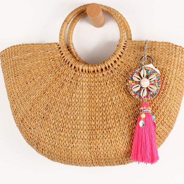 bohemia colorful tassel keyring handbag beach shell pendants for women girl bag jewelry accessories, Silver
bohemia colorful tassel keyring handbag beach shell pendants for women girl bag jewelry accessories, Silver
