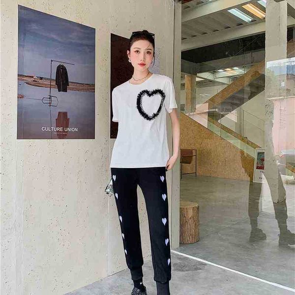 women's t-shirt cotton heart patch kawaii summer ops korean fashion shirt women crewneck white black shirt short sleeve odf2
women's t-shirt cotton heart patch kawaii summer ops korean fashion shirt women crewneck white black shirt short sleeve odf2
