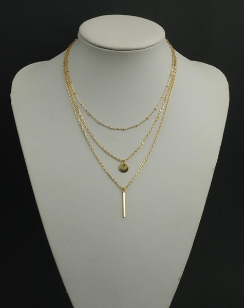 pendant necklaces vintage metal chain multi layer for women jewelry accessories fashion concise statement, Silver
pendant necklaces vintage metal chain multi layer for women jewelry accessories fashion concise statement, Silver