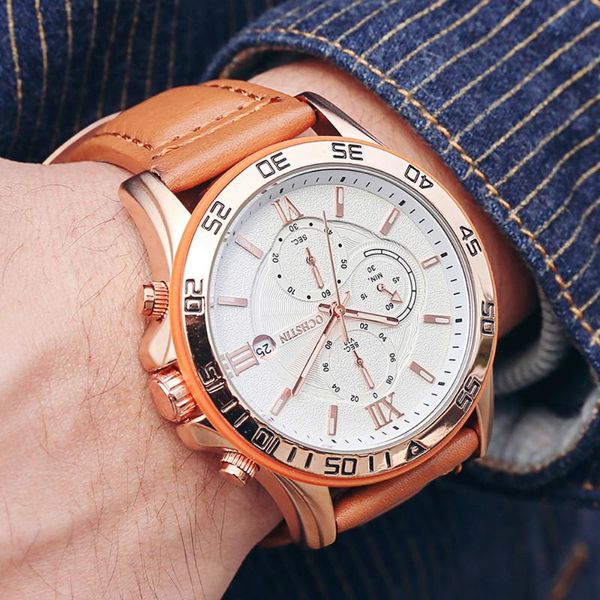 wristwatches ochstin men watches fashion quartz wrist men's military waterproof sports watch male date clock relogio masculino, Slivery;brown
wristwatches ochstin men watches fashion quartz wrist men's military waterproof sports watch male date clock relogio masculino, Slivery;brown