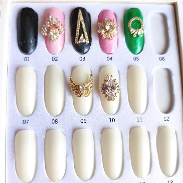 nail art decorations 2pieces 3d metal zircon jewelry japanese crystal manicure charms suppies, Silver;gold
nail art decorations 2pieces 3d metal zircon jewelry japanese crystal manicure charms suppies, Silver;gold