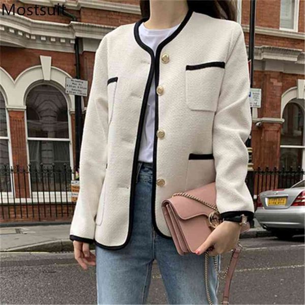 korean vintage women coats jackets spring full sleeve single-breasted pockets elegant fashion ladies femme 210513, Black;brown
korean vintage women coats jackets spring full sleeve single-breasted pockets elegant fashion ladies femme 210513, Black;brown