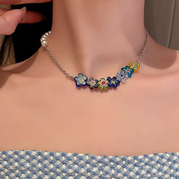 pendant necklaces colorful flower pearl neclaces for women girls trendy bohemian boho flowers statement necklace fashion jewelry gifts, Silver
pendant necklaces colorful flower pearl neclaces for women girls trendy bohemian boho flowers statement necklace fashion jewelry gifts, Silver