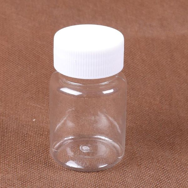 10pcs 60ml transparent plastic pet refillable seal bottles vials reagent store container screw cap storage & jars
10pcs 60ml transparent plastic pet refillable seal bottles vials reagent store container screw cap storage & jars