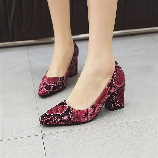 dress shoes yqbtdl spring summer 2021 concise daily vintage ladies heels snake print red blue women block high heel womens pumps 34-45, Black
dress shoes yqbtdl spring summer 2021 concise daily vintage ladies heels snake print red blue women block high heel womens pumps 34-45, Black