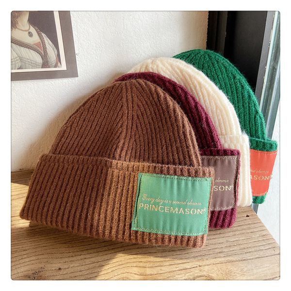 girl winter versatile woolen hat warm label student autumn thickened winter hat knitting, Yellow
girl winter versatile woolen hat warm label student autumn thickened winter hat knitting, Yellow