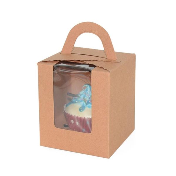 50pcs portable single cavity cupcake box with window insert containers holder party favors for home dessert shop (kraft gift wrap
50pcs portable single cavity cupcake box with window insert containers holder party favors for home dessert shop (kraft gift wrap
