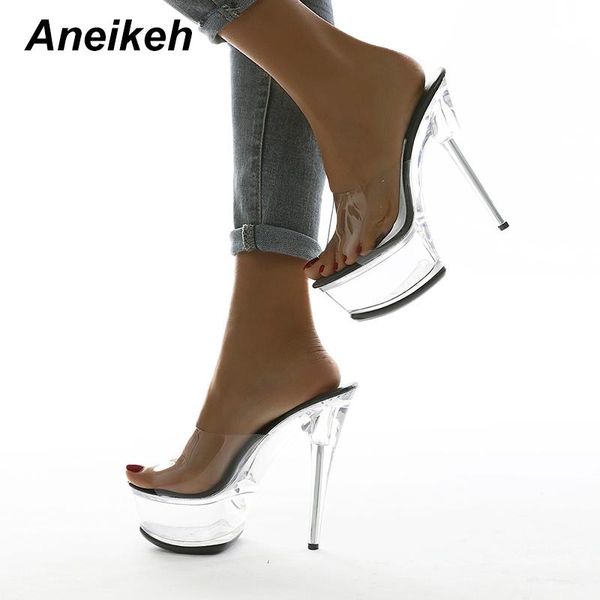 aneikeh women's shoes fashion classics pvc platform head peep toe thin high heels summer 2021 transparent slippers size35-40, Black
aneikeh women's shoes fashion classics pvc platform head peep toe thin high heels summer 2021 transparent slippers size35-40, Black