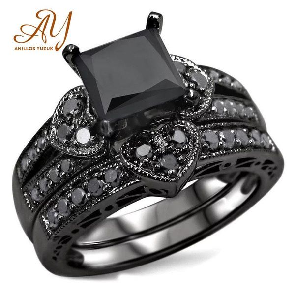 cluster rings anillos yuzuk silver 925 jewelry women ring black women's wending's gift wholesale size 6-10, Golden;silver
cluster rings anillos yuzuk silver 925 jewelry women ring black women's wending's gift wholesale size 6-10, Golden;silver