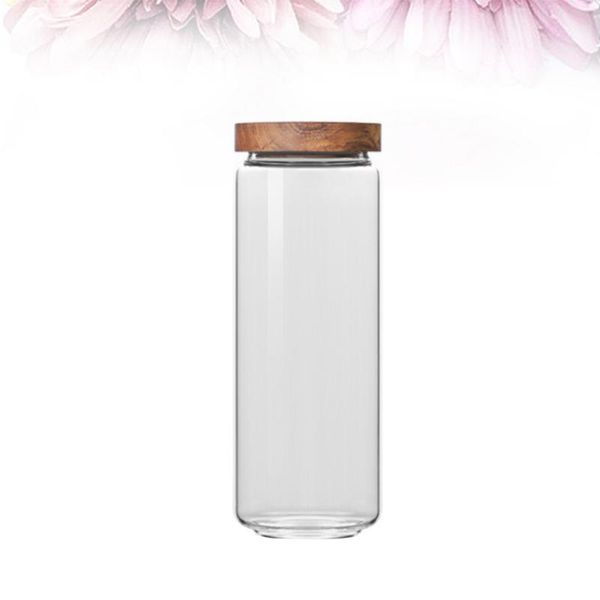 1pc transparent high borosilicate glass grain container sealed jar storage box for home (400ml) bottles & jars 
1pc transparent high borosilicate glass grain container sealed jar storage box for home (400ml) bottles & jars