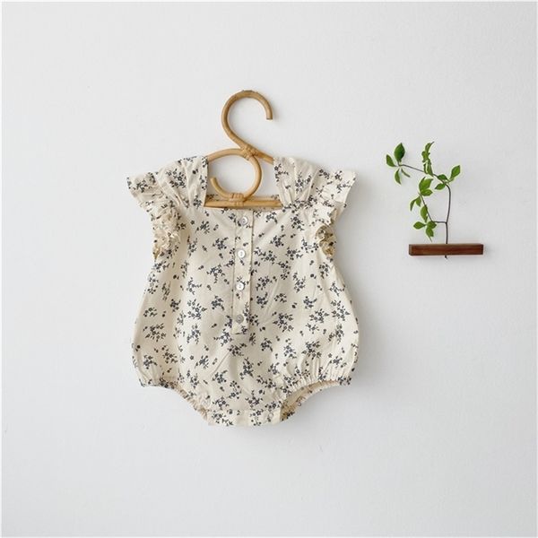 summer korean style infant girls cute floral jumpsuits 0-2 years baby cotton sleeveless bodysuits 210729, Blue
summer korean style infant girls cute floral jumpsuits 0-2 years baby cotton sleeveless bodysuits 210729, Blue