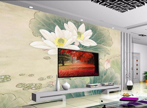 custom 3d wallpaper for walls 3 d wall murals flower mural hand painted lotus chinese background decor wallpapers
custom 3d wallpaper for walls 3 d wall murals flower mural hand painted lotus chinese background decor wallpapers