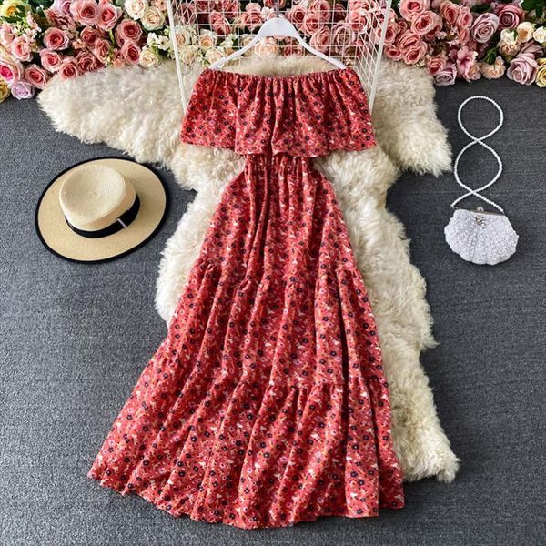 summer sundresses one shoulder womens dress chiffon beach korean clothing strapless ruffle midi femme robe, Black;gray
summer sundresses one shoulder womens dress chiffon beach korean clothing strapless ruffle midi femme robe, Black;gray