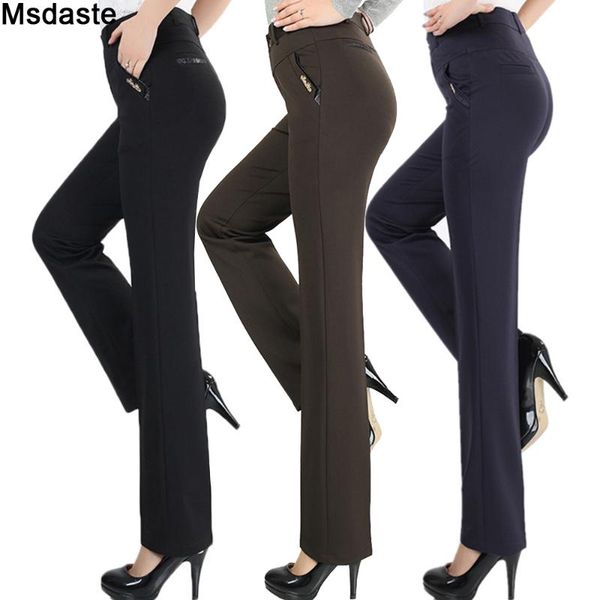 women's pants & capris women trousers straight high waist casual female pantalon ladies pantolones plus size womens, Black;white
women's pants & capris women trousers straight high waist casual female pantalon ladies pantolones plus size womens, Black;white