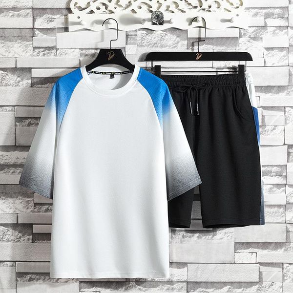 men's tracksuits 2021 summer trend casual sportswear fashion gradual change short sleeve t-shirt 5-point shorts, Gray
men's tracksuits 2021 summer trend casual sportswear fashion gradual change short sleeve t-shirt 5-point shorts, Gray