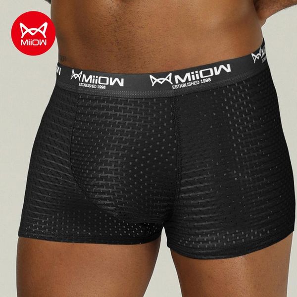 underpants miiow mesh men underwear boxer shorts antibacterial ice silk cueca male panties lingerie breathable boxershorts 2022 arrival, Black;white
underpants miiow mesh men underwear boxer shorts antibacterial ice silk cueca male panties lingerie breathable boxershorts 2022 arrival, Black;white
