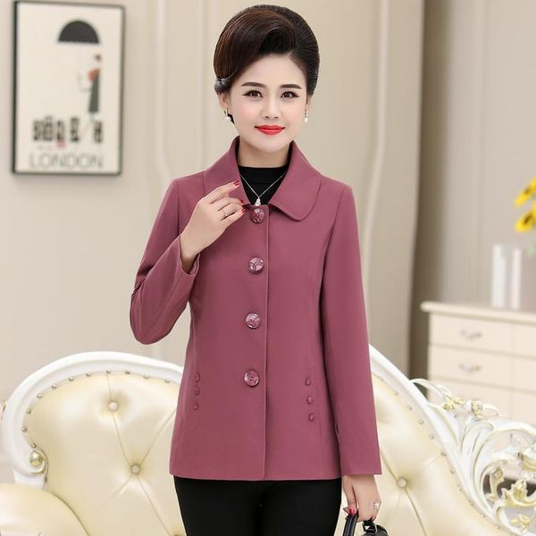women's jackets spring autumn jacket short single breasted middle-aged elderly mother's coat basic casual large size outerwear 5x, Black;brown
women's jackets spring autumn jacket short single breasted middle-aged elderly mother's coat basic casual large size outerwear 5x, Black;brown