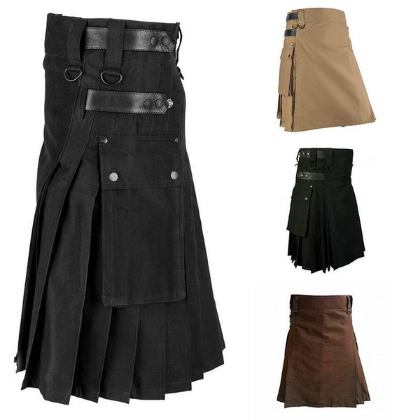men's pants scottish mens solid classic retro traditional plaid medieval cargo personality kilts check pattern trousers skirts 2021, Black
men's pants scottish mens solid classic retro traditional plaid medieval cargo personality kilts check pattern trousers skirts 2021, Black