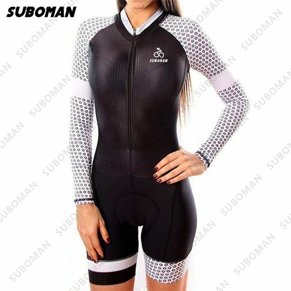 racing sets suboman 2021 pro women's cycling long sleeve jersey mtb fashion jumpsuit sweatshirt macaquinho ciclismo feminino shorts, Black;blue
racing sets suboman 2021 pro women's cycling long sleeve jersey mtb fashion jumpsuit sweatshirt macaquinho ciclismo feminino shorts, Black;blue