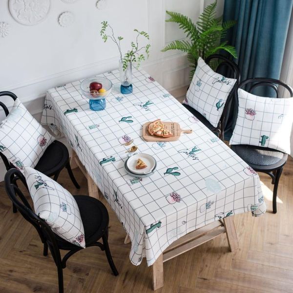 table cloth polyester waterproof and oil-proof tablecloth white lattice cactus printed cover + two 45 * size pillowcase
table cloth polyester waterproof and oil-proof tablecloth white lattice cactus printed cover + two 45 * size pillowcase