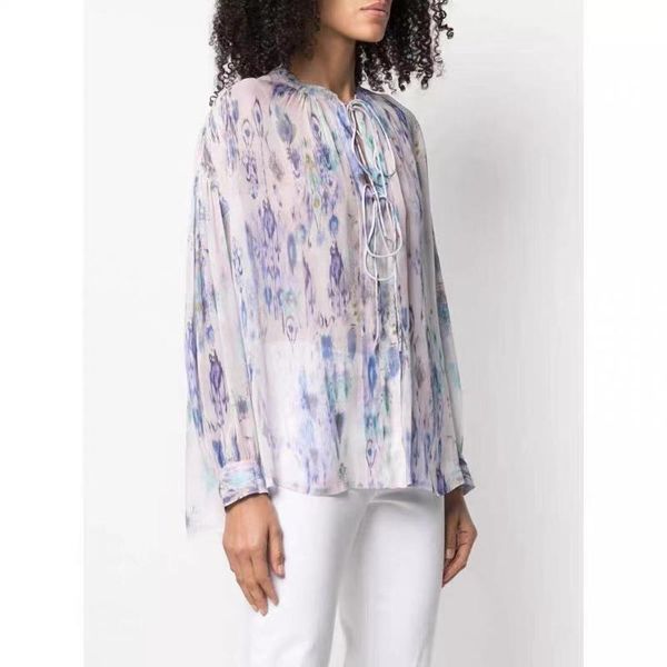 women's blouses & shirts floral women bow tie collar lantern long sleeve blusas shirt 2021 spring autumn causal elegant, White
women's blouses & shirts floral women bow tie collar lantern long sleeve blusas shirt 2021 spring autumn causal elegant, White