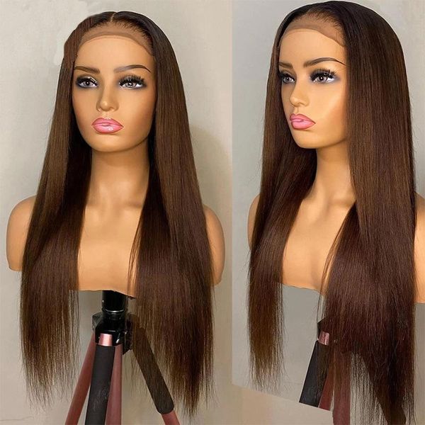 synthetic wigs 26 inch 180% density brown long straight lace wig for women with baby hair heat resistant fiber daily wear, Black
synthetic wigs 26 inch 180% density brown long straight lace wig for women with baby hair heat resistant fiber daily wear, Black