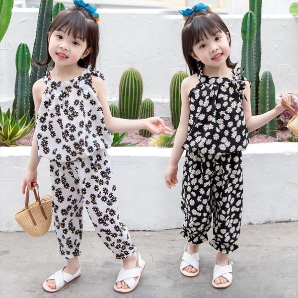 vidmid baby girls suit summer daisy cotton clothing sets childrens vests pants kids flowers p2032, White
vidmid baby girls suit summer daisy cotton clothing sets childrens vests pants kids flowers p2032, White
