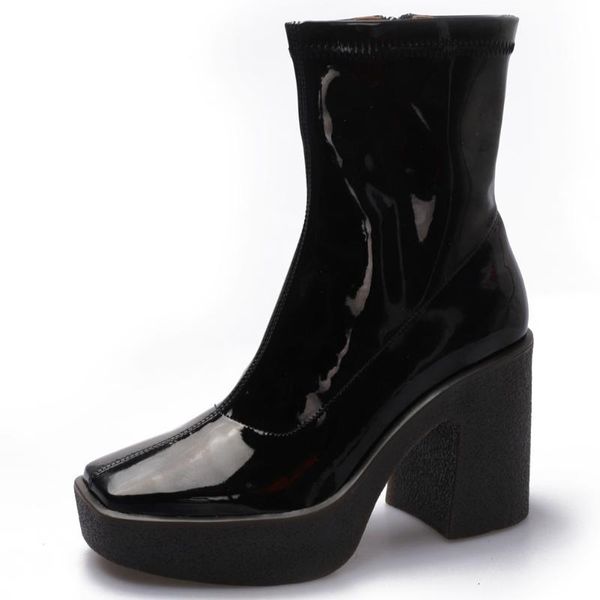 boots sarairis fashion female brand square toe high block heels ankle women autumn dress platform shoes woman gi52, Black
boots sarairis fashion female brand square toe high block heels ankle women autumn dress platform shoes woman gi52, Black