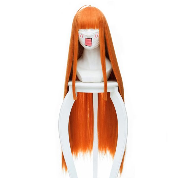 anime p5 persona 5 futaba sakura 90cm long straight orange heat resistant cosplay costume wig +hair net, Black
anime p5 persona 5 futaba sakura 90cm long straight orange heat resistant cosplay costume wig +hair net, Black